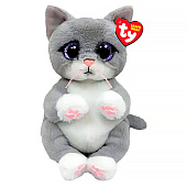 Мягкая игрушка Beanie Bellies Серый котёнок Morgan 25 см TY 43203 1